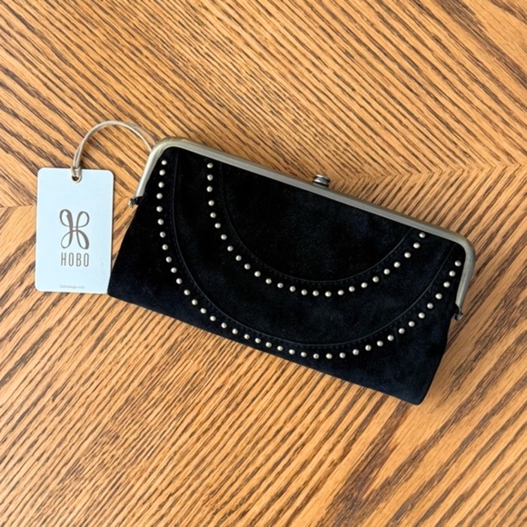 HOBO Lauren Clutch Wallet - Black